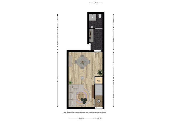 Floorplan - Altenastraat 8, 4542 RZ Hoek